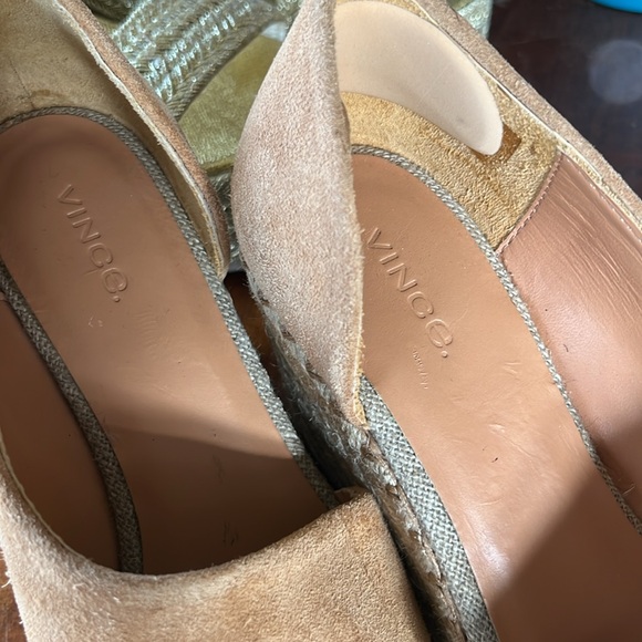 Vince Womens Suede Espadrille Wedge Sandals / 6 - Picture 2 of 5